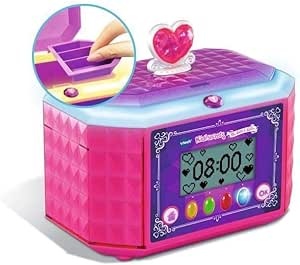 Ecost prekė po grąžinimo VTech – KidiSecrets – Mano papuošalų dėžutė, rožinė, magiškas ir daugiafunk