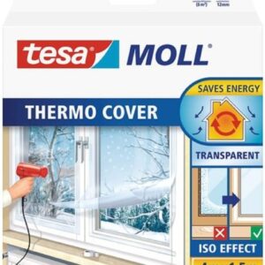 Ecost prekė po grąžinimo Tesamoll thermal cover window insulation film, transparent insulation film