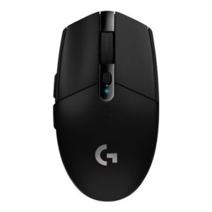 Logitech G305 Lightspeed Belaidė žaidimų pelė, RF Wireless + Bluetooth, 12000 DPI, Juoda