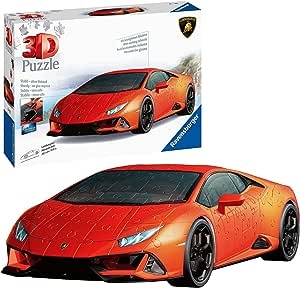 Ecost Prekė po grąžinimo Ravensburger 3D Galvosūkis Lamborghini Hurac?n EVO 11238 – Garsus Automobil