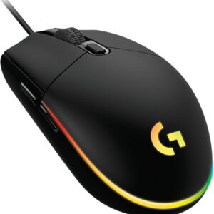 Logitech G102 LIGHTSYNC Laidinė žaidimų pelė, USB, 8000 DPI, Juoda