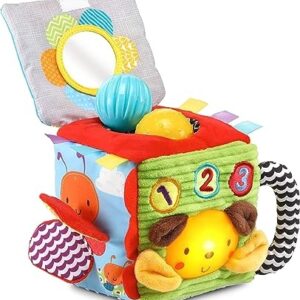 Ecost prekė po grąžinimo VTech – Interaktyvus sensorinis kubas, kūdikių lavinimo žaislas