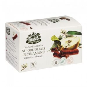 Žolynėlis vaisinė arbata Vasaros Skonis su obuoliais ir cinamonu, 50g (2,5g x20)
