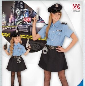 Ecost prekė po grąžinimo Widmann – vaikų kostiumas policininkė, uniforma, policija, karnavalinis kos