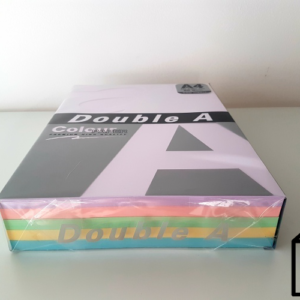 Spalvotas popierius Double A, 80g, A4, 100 lapų, Rainbow 3, 5 spalvų