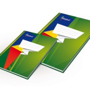 Sąsiuvinis, kontorinis, Forpus A4/96, linija, kietas, blizgus viršeliu