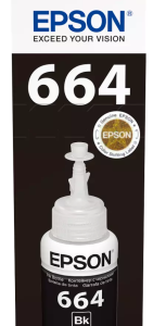 Epson 664BK (C13T66414A) Rašalo papildymo buteliukas, Juoda
