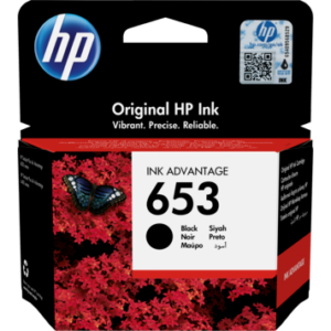 HP 653 (3YM75AE) Rašalinė kasetė, Juoda