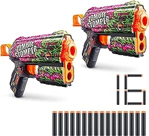 Ecost prekė po grąžinimo X-Shot Skins Flux, Zombie Stomper, putplasčio strėlyčių šautuvas (2 pakuotė