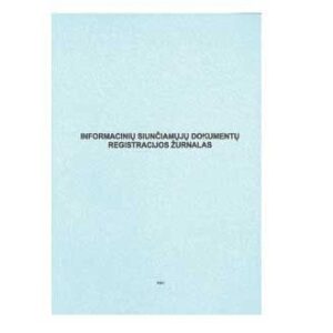 Informacinių siunčiamųjų dokumentų registravomo žurnalas, A4 (48) 0720-007