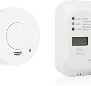 Ecost prekė po grąžinimo Smartwares FSE-19203 Smoke Co Detector Set, Weiß, 1 Piece