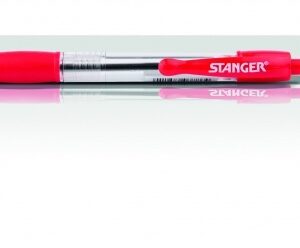 Stanger Tušinukas 1.0 Softgrip retractable, raudonas, 1 vnt. 18000300040