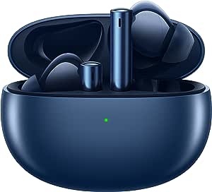 Ecost prekė po grąžinimo realme Buds Air 3 Bluetooth Headphones, Active Noise Cancellation, Bluetoot