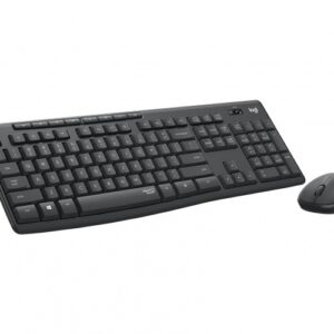 Logitech MK295 Silent Wireless Combo Belaidė klaviatūra, US Int, Graphite
