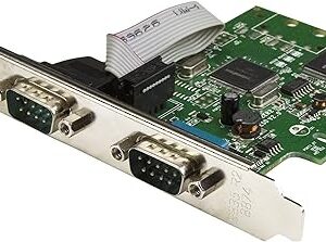 Ecost prekė po grąžinimo StarTech.com Serial PCI Express korta su 2 DB9 prievadais, UART 16C1050, RS