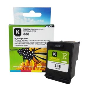 Static Control Rašalinė kasetė juoda, suderinama su HP 338 (C8765EE)
