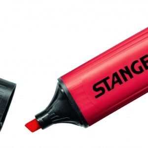 Stanger Teksto žymeklis 1-5 mm, raudonas, pakuotėje 10 vnt. 180003000