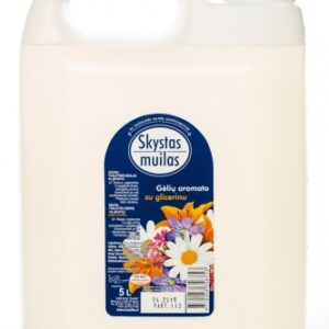 Muilas, skystas, gėlių kvapo, su glicerinu, be dažiklių, 5l