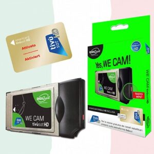 Ecost prekė po grąžinimo Tivusat HD Gold Map & WE CAM Smartcam from Digiquest – HD CI+ WIFI