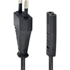Gembird PC-184/2 Maitinimo Kabelis, EU Power plug, 1.8m, Juoda