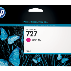 HP 727 (B3P20A) Rašalinė kasetė, Purpurinė
