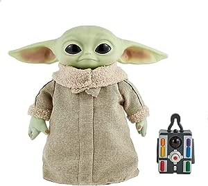 Ecost prekė po grąžinimo Star Wars Grogu, Vaikas, 30 cm pliušinis judantis RC žaislas iš Mandalorian
