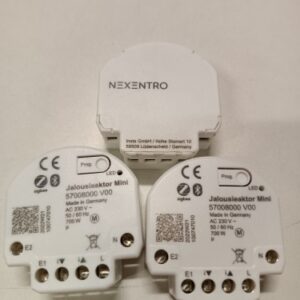 Ecost prekė po grąžinimo Nexentro 57008099 iš 3 Zigbee 3.0 ritininių užraktų jungiklio su diegimo ku