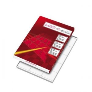 Lipnios etiketės LabelMedia, A4, baltos, 105×74 mm, baltos, (8) (100)