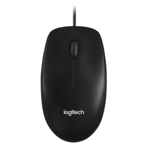 Logitech M100 Laidinė pelė USB-A 1000 DPI, Juoda