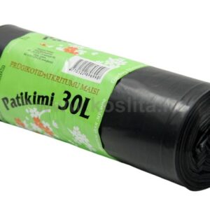 Šiukšlių maišai Plasta, 30l/20vnt., 25mikr.