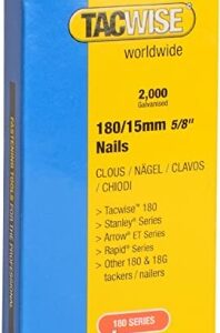 Ecost prekė po grąžinimo Tacwise 180/15MM 18G Nails for Nail Gun(2000)