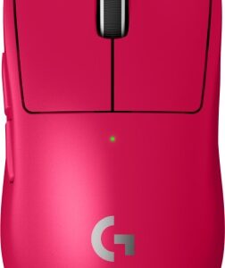 Logitech G PRO X Superlight 2 Belaidė žaidimų pelė, RF Wireless, 44000 DPI, Pink