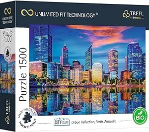 Ecost prekė po grąžinimo Trefl 26190 1500 dalių, storas kartonas, bio, miesto peizažas, dangoraižiai