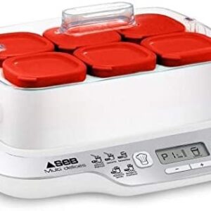 Ecost prekė po grąžinimo SEB Yogurti?re 6 pots, 140 ml glass jars, 5 automatic programs, BPA -free,