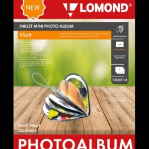 Fotoalbumas Lomond Inkjet Mini Album Small Heart Matinis širdelės formos 32x40mm (mažas)