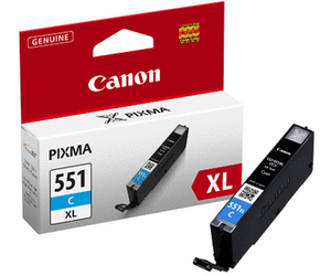 Canon CLI-551XL C (6444B001) Rašalinė kasetė, Žydra