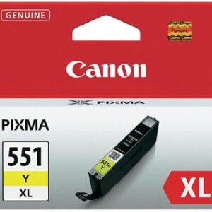 Canon CLI-551XL Y (6446B001) Rašalinė kasetė, Geltona
