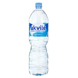 Natūralus mineralinis vanduo AKVILĖ negazuotas 1,5L, PET 6vnt (kaina su užstatu už tarą)